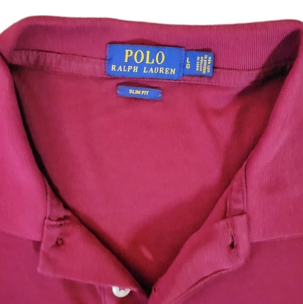 Polo Ralph Lauren \ Soft Cotton Polo / Short Sleeve / LG / Merlot